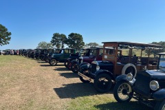 Model-Ts-parked-at-Bear-Creek-Smokehouse